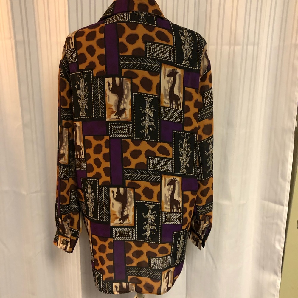 Rayon tunic blouse